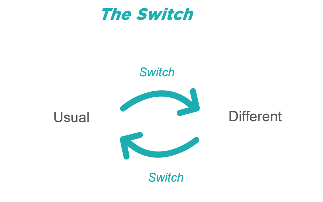 When you switch your thinking