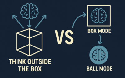 To think outside the box don’t think of the box