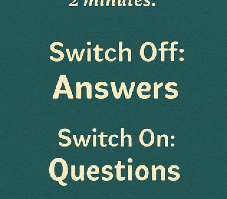 Switch from Answers to Questions